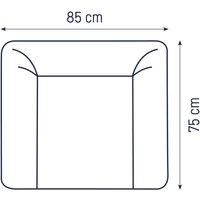 Julius Zöllner Wickelauflage Softy 75x85 cm