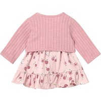 Mayoral 2-tlg. Set Kleid Flügelarm und Bolero Äpfel