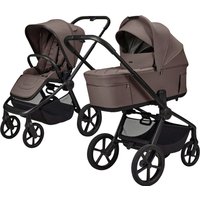 Moon Diamond Kombikinderwagen Resea FOLD Trio-Set inkl. Babyschale Cosmo 2.0 grau