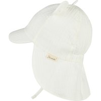 Sterntaler Musselin-Schirmmütze mit Nackenschutz und Ohren
