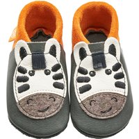 Orangenkinder Krabbel- und Hausschuhe Zebra