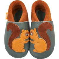 Orangenkinder Krabbel- und Hausschuhe Eichhörnchen