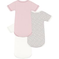 Petit Bateau 3er-Pack Bodys kurzarm Blumen