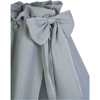 Mionido Textiles Set für Stubenwagen Musselin Uni Schleife