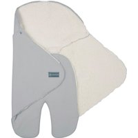 Emma & Noah Einschlagdecke mit Füßen grau