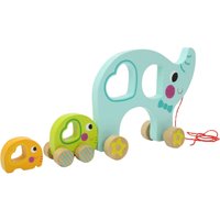 Jamara 3tlg. Nachziehspielzeug Elefantenfamilie