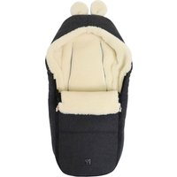kaiser-winterfusssack-hoody-maus-wool-fuer-babyschalen-grau