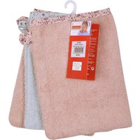 Wörner 3er-Pack Waschlappen 15x21 cm rosa