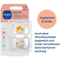 Mam 2er-Pack Schnuller Supreme Silikon, 6-16M