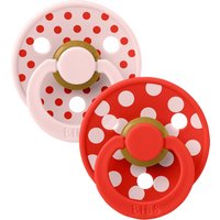 Bibs 2er-Pack Polka Collection Schnuller Latex, 0-6M