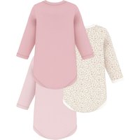 Petit Bateau 3er-Pack Bodys langarm Blumen