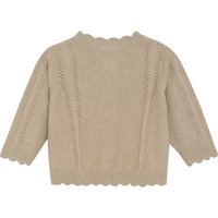Minymo Strickjacke Ajour Blumen