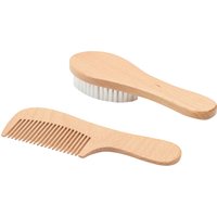 Bébé-Jou Kamm & Bürste aus Buchenholz