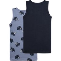 Sanetta 2er-Pack Unterhemden Mammut