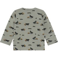 Minymo Shirt langarm Baustellenfahrzeuge