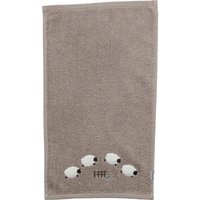 Sterntaler 2er-Pack Kinderhandtücher 50x30 cm beige | braun