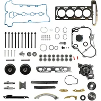 For Buick GMC 2.0 2.4 L4 DOHC Timing Chain Kit Head Gasket Bolts Set &Water Pump