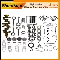 G4NH 2.0L Engine Crankshaft Con Rods Head Gasket Set For 2015-2020 Hyundai Kia