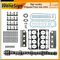 MDS Hemi Camshaft Valve Lifter Kit Head Gasket Set For Ram Dodge 5.7L V8 2009-15