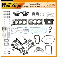 Timing Chain Kit w/ VVT Sproket Tensioner Guide For Chrysler Dodge Jeep Ram 3.6L V6 Pentastar 2011-2016