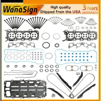 Full Gasket Set Timing Chain Kit Intake/Exhaust Valve For Ford F-150 Mustang 5.0L 11-14