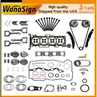 G4KJ Engine Rebuild Overhaul Kit Timing Chain Kit For Kia Sportage Hyundai Tucson 2.4L 2011-2020