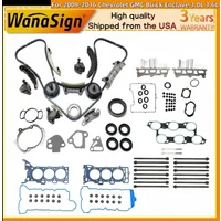 Timing Chain Head Gasket Set For 2009-2016 Chevrolet GMC Buick Enclave 3.0L 3.6L