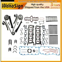 Head Gasket Bolt Set Timing Chain Kit For Ford F150/250/350 Expedition E450 5.4L