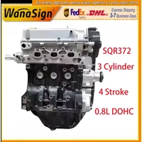 Long Block Engine Assembly For Chery QQ3 John Deere Gator SQR372 L3 0.8L 03-19
