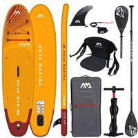 WassersportEuropa AQUA MARINA FUSION iSUP Board Set aufblasbar Stand Up Paddle Kajakpaddel Sitz