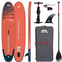 WassersportEuropa AQUA MARINA MONSTER 120 iSUP Board Set aufblasbar Stand Up Paddle 366x84cm