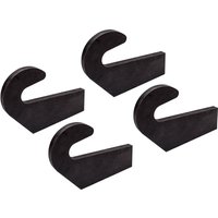 Maxpeedingrods 4x Mounting Brackets for Pin Type over the Bucket Loader Pallet for farm Weld On