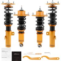 Compatible for Toyota Corolla Base Sedan 09-17 Adj Damper 24-Steps Coilovers Suspension Kit lowering kit