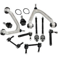 Maxpeedingrods 10x Front Control Arm Ball Joint Tie Rod Sway Bar Link LH RH compatible for Hummer H3 0710