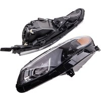 Replacement Headlight Assembly compatible for Chevy Malibu 2016-18 Both Sides Complete Set