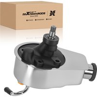 Power Steering Pump compatible for Chevy BBC SBC 350 454 Chrome Saginaw 5/8" Key Way Style