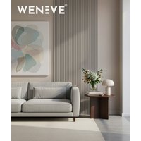 275x12x1,6 cm LD Lamele OBŁE półwałki (beż piaskowy) - Panel ścienny i sufitowy 3D