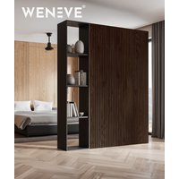 275x12,3x1,6 cm LD Lamel ryflowany (orzech klasyczny) - Panel ścienny i sufitowy 3D