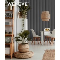 275x12,3x1,6 cm LD Lamel ryflowany (grafit) - Panel ścienny i sufitowy 3D