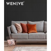 50x50x1,8 cm MB - LIRA (antracyt) - Lakierowany panel ścienny 3D