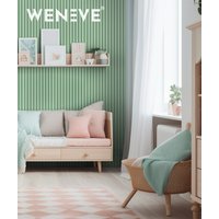 275x50x1,8 cm MB - LIRA (zielony) - Lakierowany panel ścienny 3D