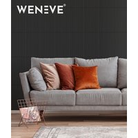 50x50x1,8 cm MB - LUNA (antracyt) - Lakierowany panel ścienny 3D