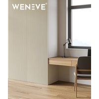 275x50x1,8 cm MB - LUNA (kość słoniowa) - Lakierowany panel ścienny 3D
