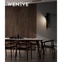 275x50x1,1 cm MB (deszcz) panel frezowany MDF fornir orzech - ozdobna dekoracja ścienna 3D
