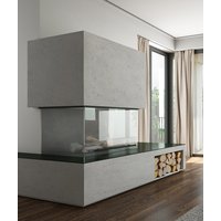 150x60 cm LS - (jasny popiel) - płyta z betonu architektonicznego GRC