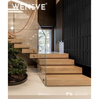 80x41,4 cm VT - PB51 (B15 Grafitowa czerń) CEGIEŁKA - Panel dekor 3D beton architektoniczny