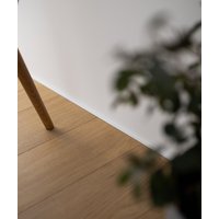 200 x 1 x 0,1 cm Minileiste - (biały RAL 9016) - Minimalistyczna listwa przypodłogowa AL10X5-04