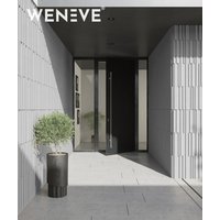 135x60 cm VT - PB42 (S50 Mglista szarość) LAMEL - Panel dekor 3D beton architektoniczny