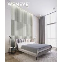 135x38 cm VT - PB41 (CL08 Pistacjowa biel) LAMEL - Panel dekor 3D beton architektoniczny