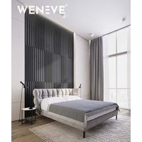 135x38 cm VT - PB41 (B15 Grafitowa czerń) LAMEL - Panel dekor 3D beton architektoniczny